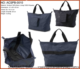 China outdoor polyester foldable tote bag supplier