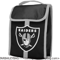 China OAKLAND RAIDERS LUNCH BAG INSULATED SOFT SIDED COOLER TAILGATING NFL NEW supplier