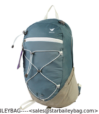 China 20L polyester&amp;canvas fabric lady hiking travel backpack---lady marching backpack supplier
