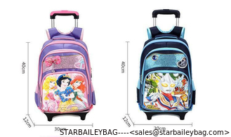 China 600D polyetser trolley school backpack kids school trolley backpack-- supplier