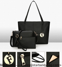 China Women Handbags Sets PU Leather Handbag Purse Wallets For Girls 3pcs In 1 Set Shoulder Tote Bag supplier