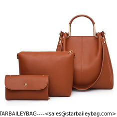 China Handbags Sets Handbag Purse Hoboes Or Women 3pcs In 1 Set Ladies Hand Bags supplier