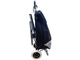 Trolley Dolly with Seat 600D polyester Light Weight Trolley Bag Folding Chair Shopping Cart supplier
