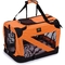 Soft Folding Travel Collapsible Pet Dog Crate Carrier Bag with leash holder supplier