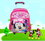 Mickey trolley school backpack kids school trolley backpack--cute trolley bag supplier