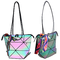 Ready To Ship Girls Purses Geometric Leather Bags Women Luminous Flash Shard Lattice Fashion Totes Shoulder Handbags supplier