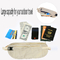 Ultra Thin Waterproof Money Belt Travel Waist Bag traveling nylon business passport fanny pack bum bag supplier