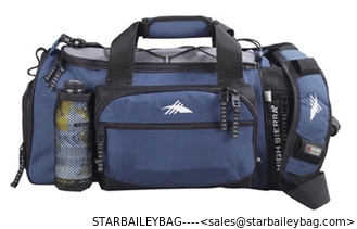 China 21" Water Sport GYM Camping Duffel Bag with Shoe Pocket Navy High Sierra supplier