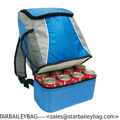 China sling ice fishing camping water beverage food foil 6 cans cooler backpack lunch bag supplier