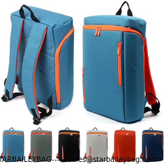 China NEW UNISEX BACKPACK MEN, WOMEN CASUAL SQUARE PADDING LAPTOP, BOOKBAG (BLUE) supplier