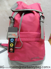China Deawing backpack-sport s bagpack Procat Gray and Hot Pink Backpack supplier