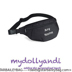 China NEW Personalised Belt / Hip / Bum Bag - Black supplier