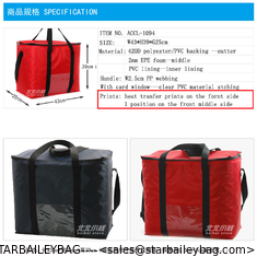 China 420D polyetser/PVC backing tote ice bag, cooler bag, isulated bag, lunch bag, pica bag supplier