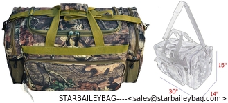 China Mossy Oak Camouflage 13" 17" 20" 24" 30" Tactical Gun Range Duty Duffel Bag supplier