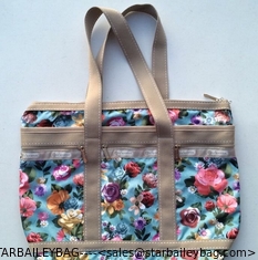 China Spring Flowers Travel Tote carrier Floral Print Shoulder Bag supplier
