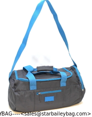China BLUE &amp; GREY MENS  SPORT WEEKEND luggage- GYM fitness bag HOLDALL TRAVEL BAG new design bag supplier