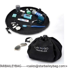 China 20&quot; Black  Traveler Overnight Bag Traveling Essentials Tidy Toiletries kits pounch supplier