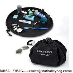China 20" Black  Traveler Overnight Bag Traveling Essentials Tidy Toiletries kits pounch supplier