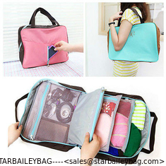 China Portable Travel Luggage Insert Organizer Multifunction Pocket Storage Bag in Bag supplier