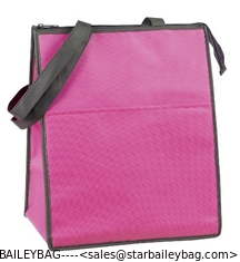 China cooler bag no leak Jumbo Fashion Insulated Hot/cold Cooler Tote Bag Pink supplier