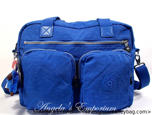 China KIPLING SHERPA Carry - On Tote Shoulder Bag Moroccan Blue supplier