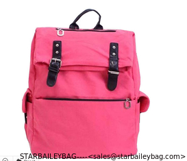 China Eco-friendly cotton canvas School Bag, Fashion Student Sport Bag supplier
