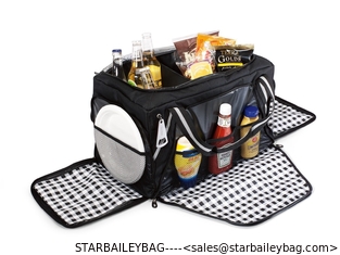 China The Excursion Tailgate 50 Can Black Cooler Bag supplier