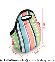 China Neoprene lunch bag for woman/Lunch ice bag/Portable lunch bag supplier