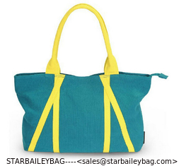 China Fashion Candy color canvas bag handbag supplier