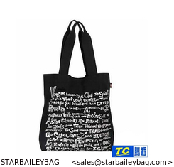 China black canvas shopping bag z05-08 supplier