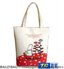 China cute canvas shopping bag z05-16 supplier