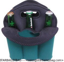 China neoprene wine bag/neoprene bottle wine tote cooler bags supplier