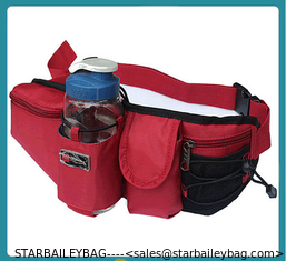 China Waist Bag With Bottle Holder,Sport Elastic Waist Bag supplier