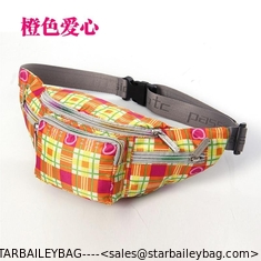 China Colorfull printed casual waist band bag ,oxford Travel Pouch sports bags cheap supplier