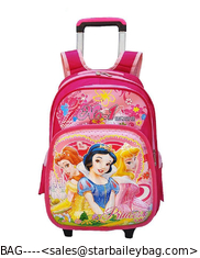 China trolley school backpack kids school trolley backpack supplier