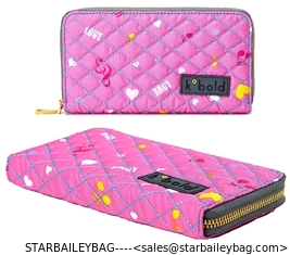 China Women's Nylon Clutch Wallet for Ladies Purse Card Holder Zipper Pocket supplier