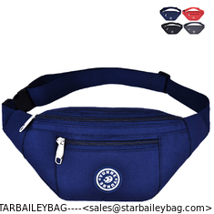 China Customized Waist Bag Wholesales Oxford Outdoor Fanny Packs Waterproof Casual Bag 600D polyester Waist Bag supplier