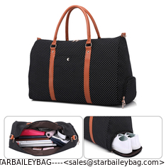 China Ready To Ship Canvas Travel Bags Garment Luggage Multi-Functional Travelling Bag Shoes Duffle Bags supplier