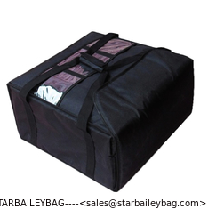 China 18" Pizza Delivery Bags Insulation Waterproof Picnic Bags Hollowcore Board Construction Food insulated cooler bag supplier