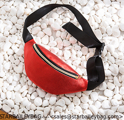 China Custom Leather Fanny Pack cheap cost for promotional waist bag Supplier supplier