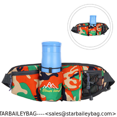 China Wholesales Camouflage Packs Outdoor Sports Lightweight Bum Bag Mutil Pockets Custom Holder Bottle Waist Bag supplier