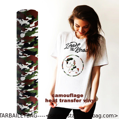 China Custom Camouflage Heat Transfer Vinyl for vinil textile camo htv T-shirt iron on digital transfer films supplier