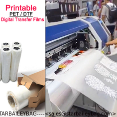 China DTF Printable PET Heat Transfer Film Roll-A3-A4 Packed for Ink Printer Directly used Matt Style Hot and Cold Pearling supplier