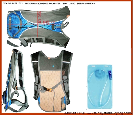 cycling hydra pack Backpack camping backpack sports bag water pouch cycling bag supplier