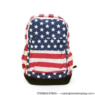 USA canvas backpack supplier