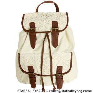 fashional canvas backpack supplier