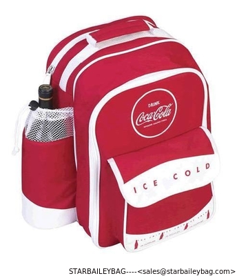 Backpack Coca Cola Bistro Backpack New Coke Picnic Bag Coca Cola Backpack  student lunch bag Supplier supplier