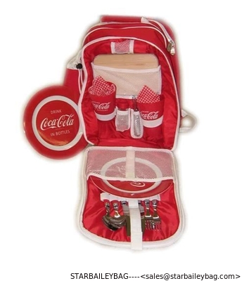 Backpack Coca Cola Bistro Backpack New Coke Picnic Bag Coca Cola Backpack  student lunch bag Supplier supplier