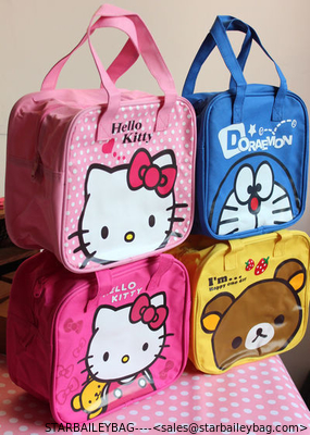 New Hello Kitty doraemon Rilakkuma Picnic Lunch Tote Canvas Bag Shopping Bag supplier