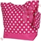 Tote Bag Purse Pink White Dots Embroidery Option supplier